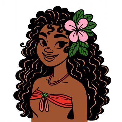 hawaiian black woman