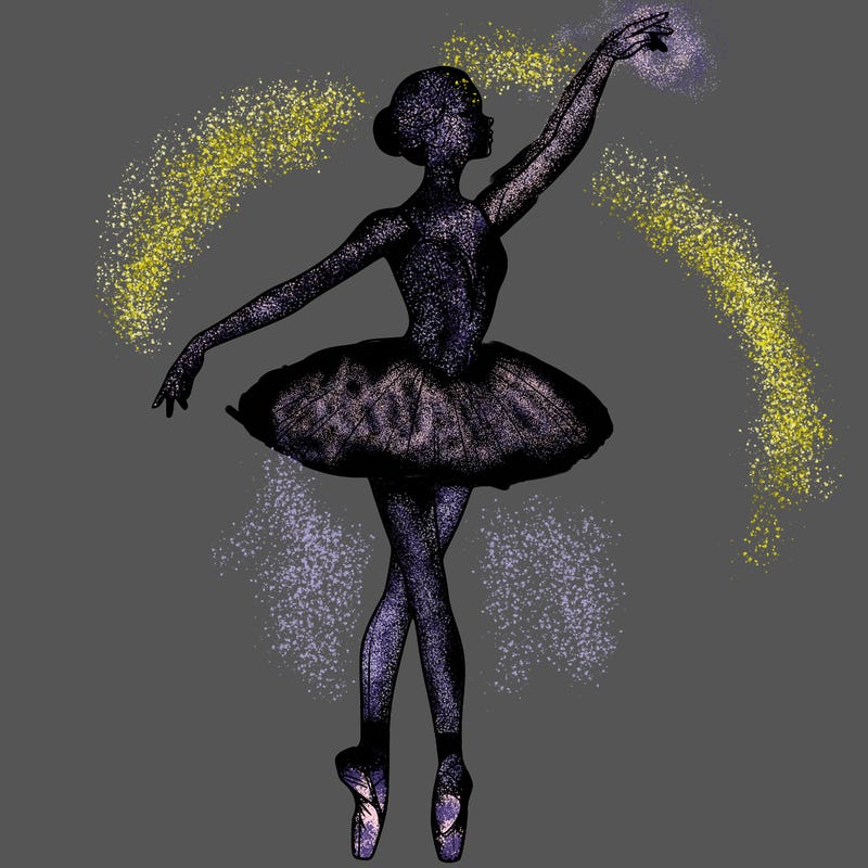 realistic ballerina
