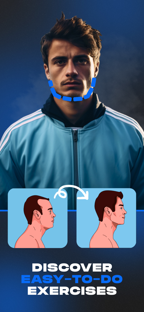 Alpha Face: Facial Exercises - Male facial exercises for jawline definition and posture correction