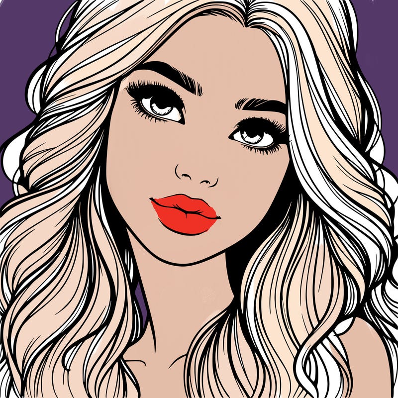 beautiful realistic girl