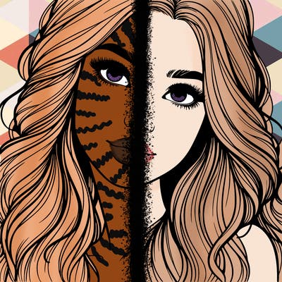 beautiful realistic girl