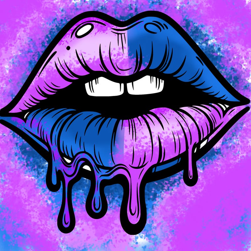 lips that look realistic and drip