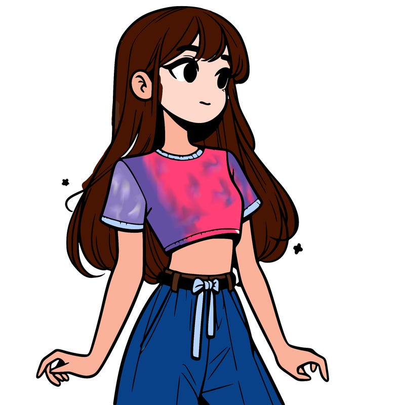 girl in a cute crop top
