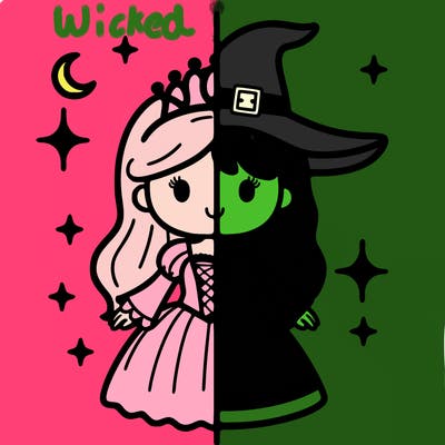split princess and witch