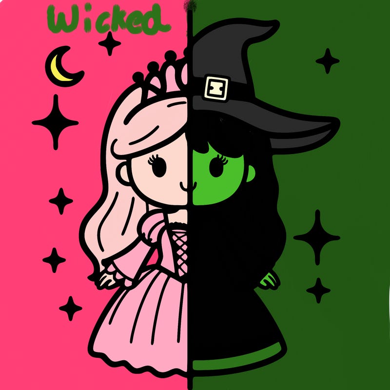 split princess and witch