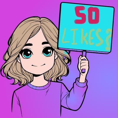 realistic girl holding up a sign