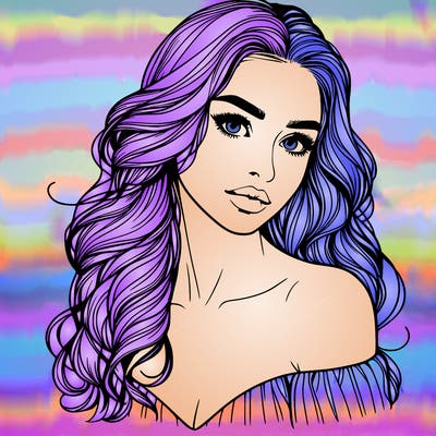 beautiful realistic girl