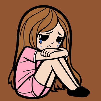 depressed girl