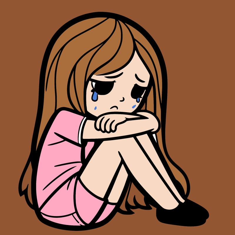 depressed girl