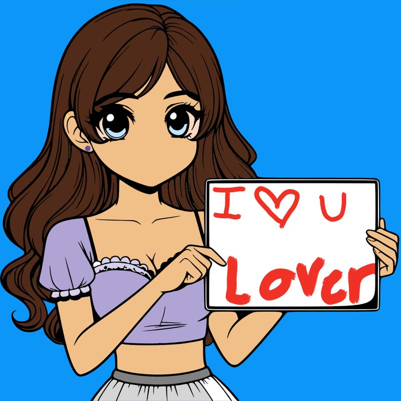 realistic pretty girl holding blank sign