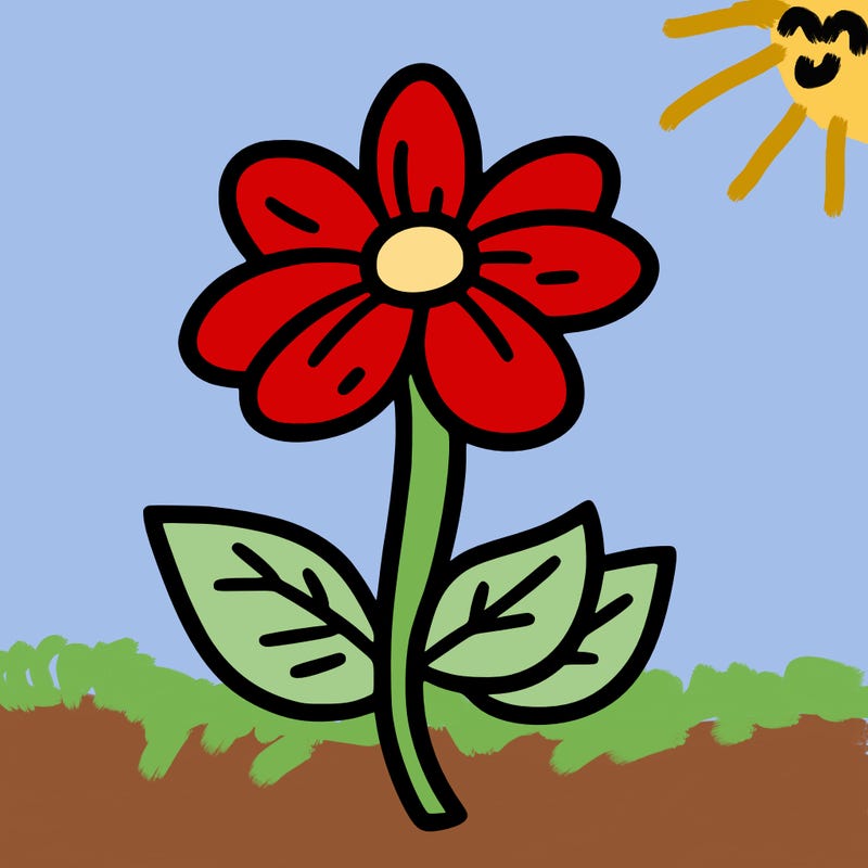 easy and simple flower