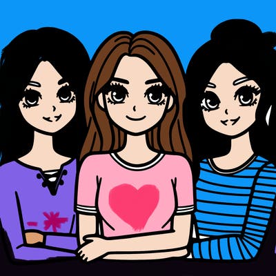 3 girl best friends