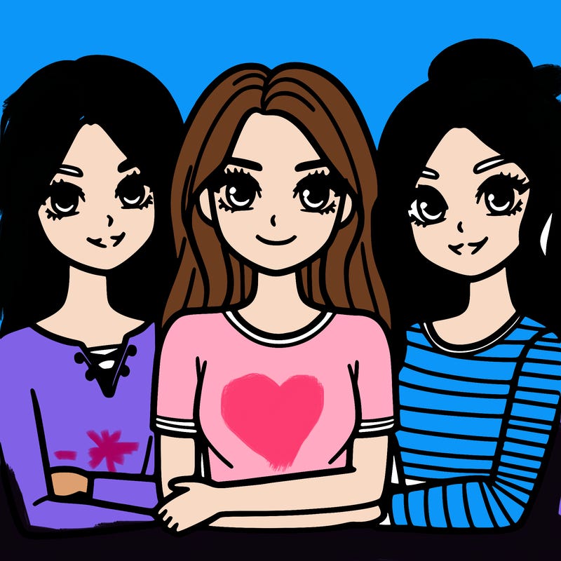 3 girl best friends