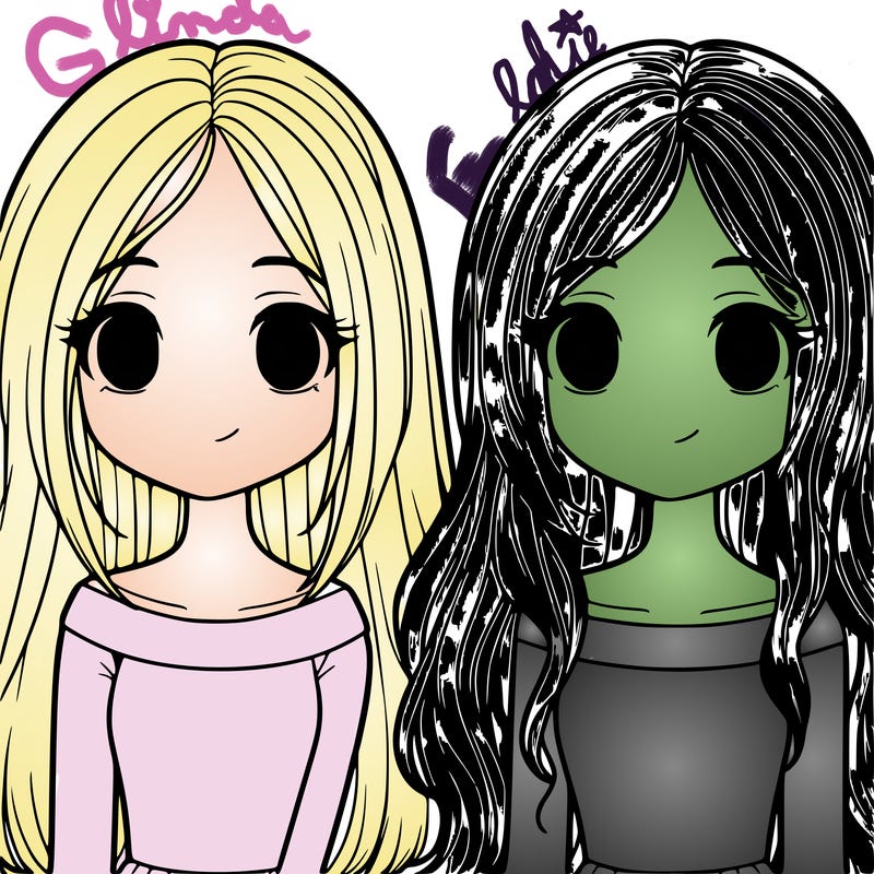 two girls one long hair the other short hair