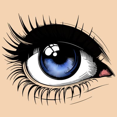 realistic eye