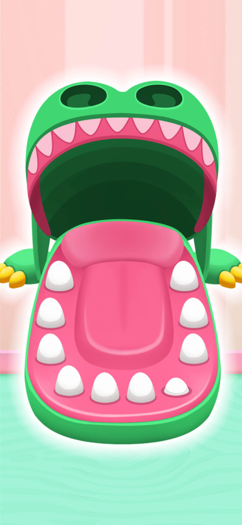 Cartoon crocodile toy simulator for kids
