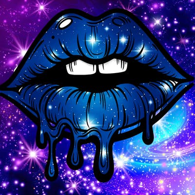 lips that look realistic and drip