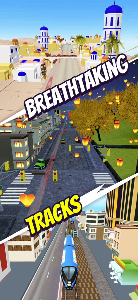 Wild Wheels: Bike Race - Un montaje de diversas pistas y entornos de carreras en el juego móvil de carreras de motos Wild Wheels.