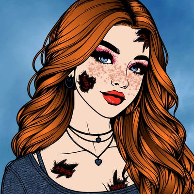 detailed realistic girl