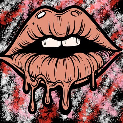 lips that look realistic and drip