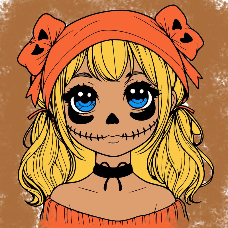 realistic girl halloween