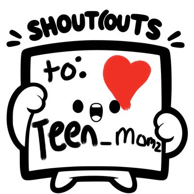 blank canvas that says above it shoutouts