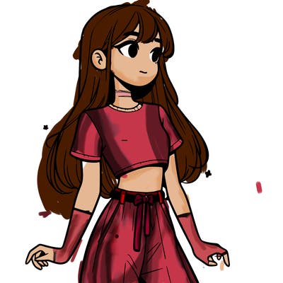 girl in a cute crop top