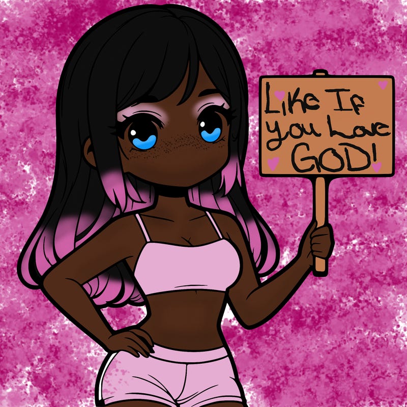 girl in a cute crop top holding a blank sign