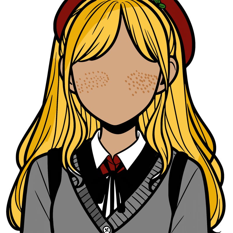 faceless preppy girl