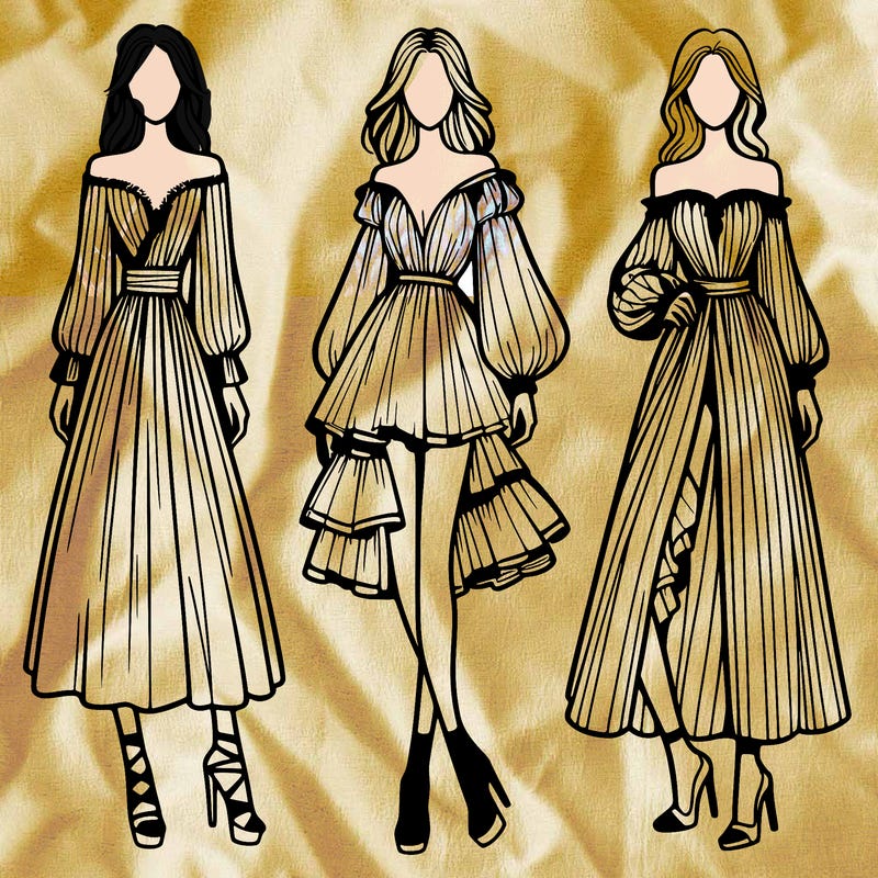 fashion models dresses