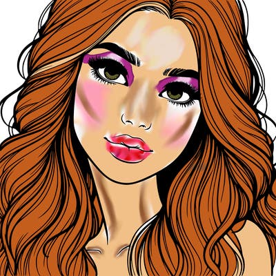 beautiful realistic girl