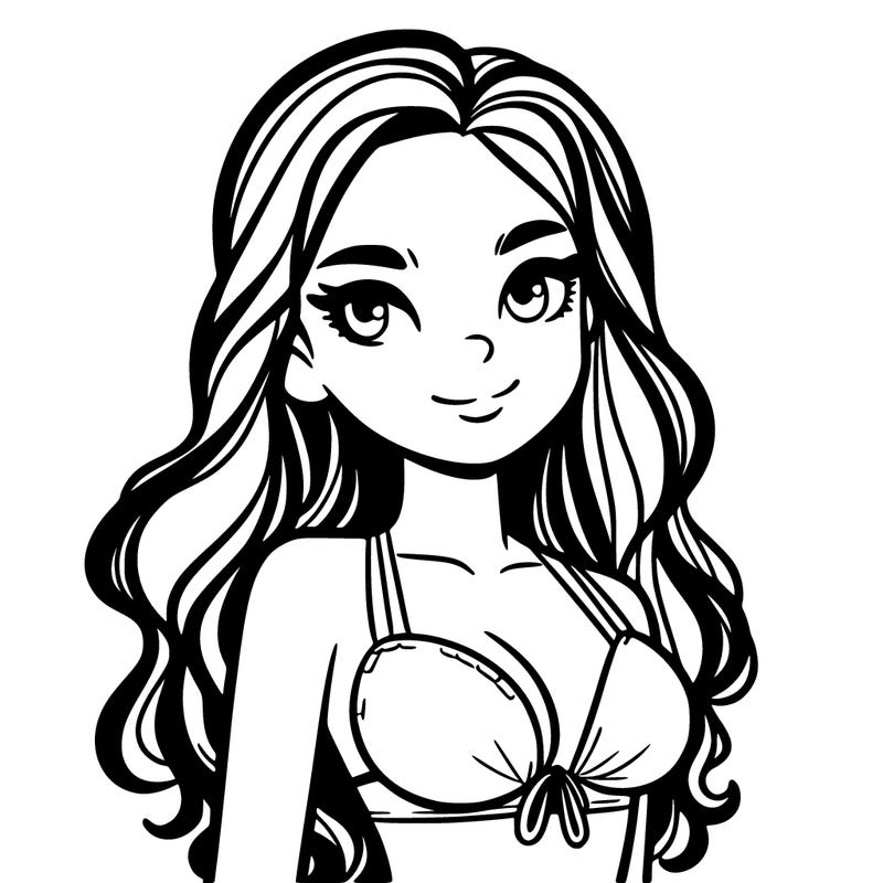 pretty girl in bikini