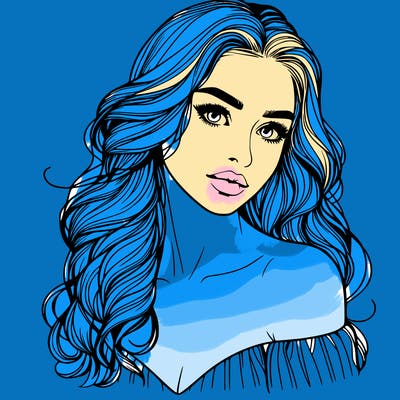 beautiful realistic girl