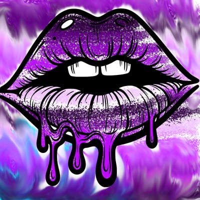 lips that look realistic and drip