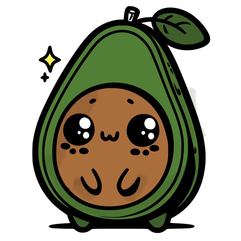 cute avocado