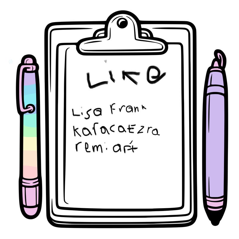 blank clip board with pen