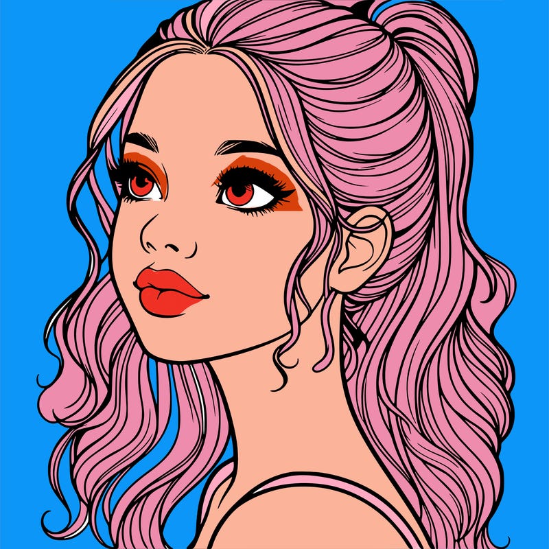 beautiful realistic girl