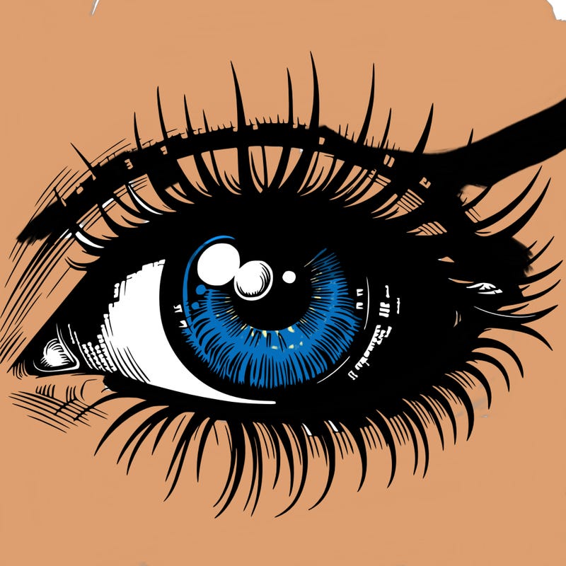 realistic eye.