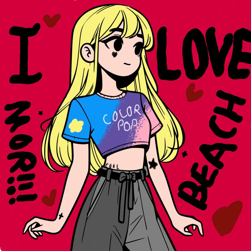 girl in a cute crop top