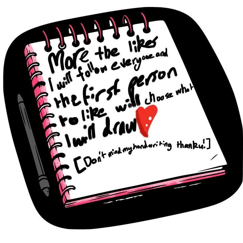 a blank sketch pad