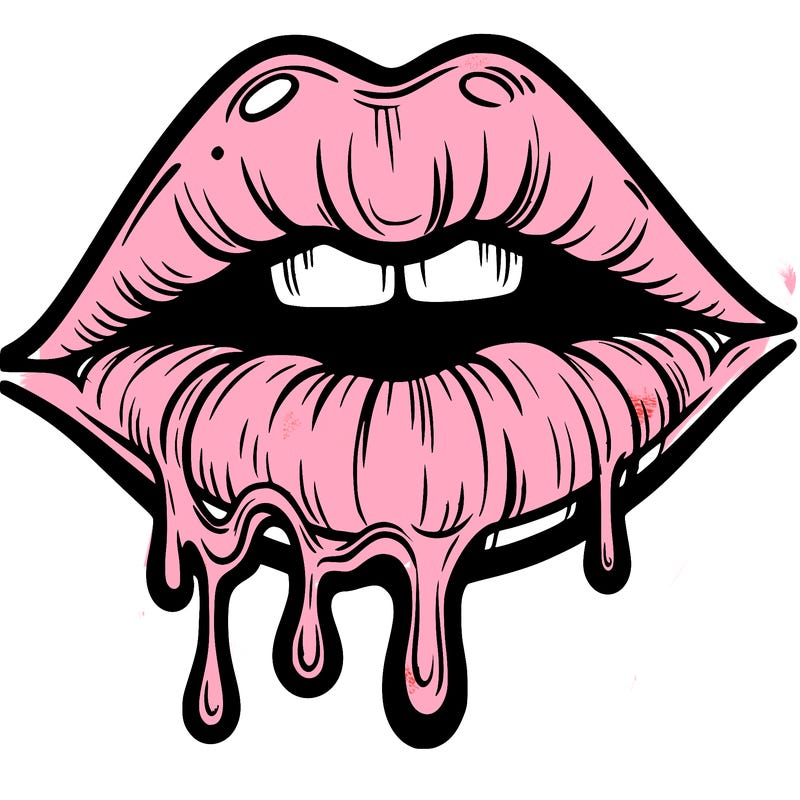 lips that look realistic and drip