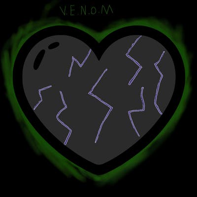 a blank heart