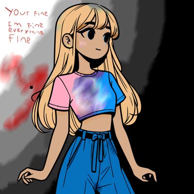 girl in a cute crop top