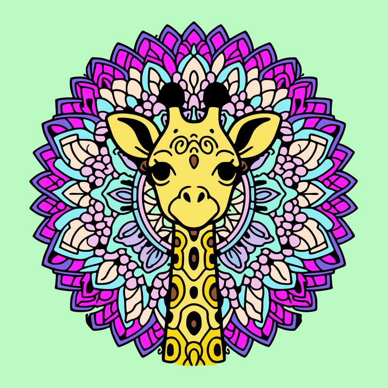 ziraffe mandala