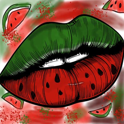 realistic lips