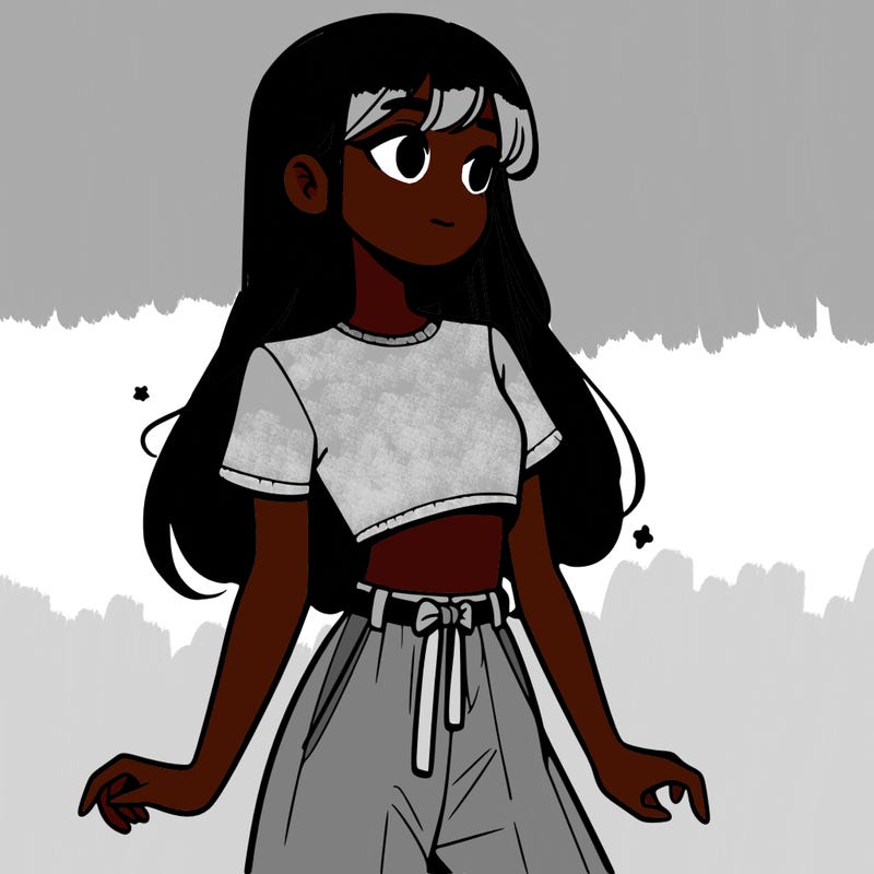 girl in a cute crop top