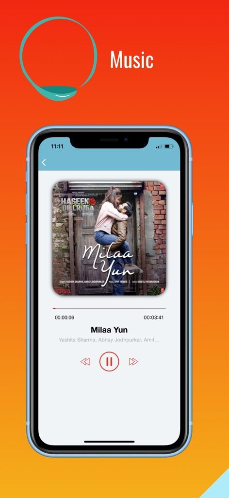 MX Player- Video Player* - MX Player music playback screen showing song details and audio controls