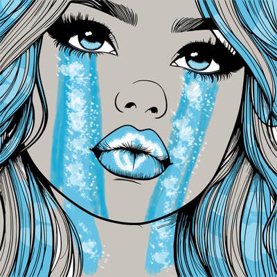 really realistic girl with lips