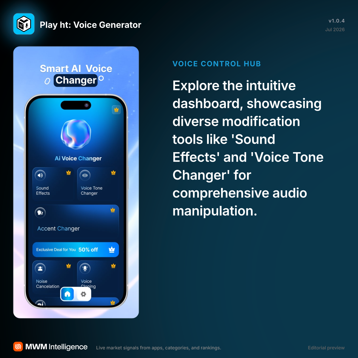 Play ht: Voice Generator - Graphics & Design App | MWM