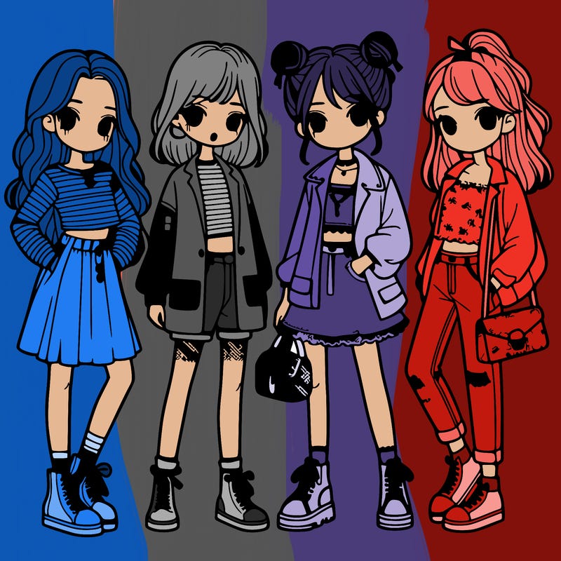 girls with fashion